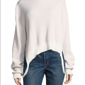 Helmut Lang Oversized Cream/Ivory Sweater